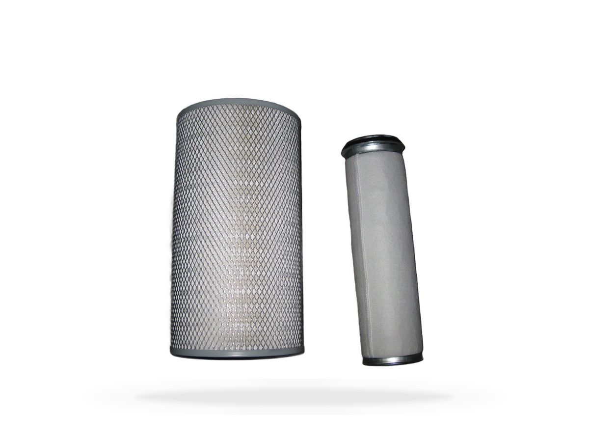 YK2036U Air Filter Set (Outer + Inner) for Otros Wheel Loader