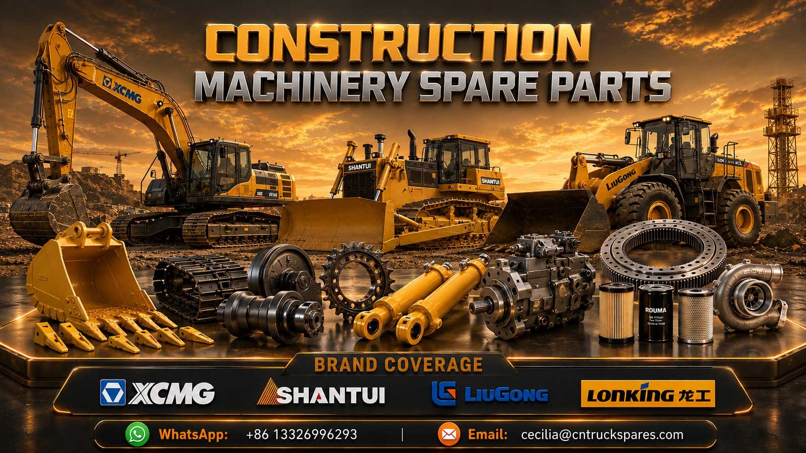 Construction Machinery heavy-duty truck spare parts — genuine, OEM and aftermarket